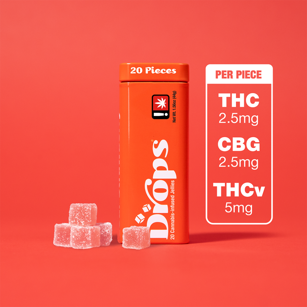 DROPS | 1:1:2 THC:CBG:THCV STRAWBERRY 20PK - SATIVA