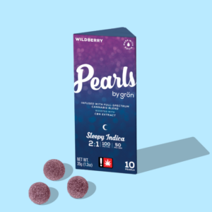 GRON CHOCOLATE | GRON 2:1 THC:CBN WILDBERRY PEARLS - INDICA