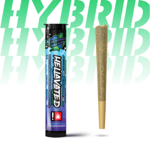 HELLAVATED .75G BLUEBERRY DREAM JUICY STICKZ INFUSED PREROLL - HYBRID