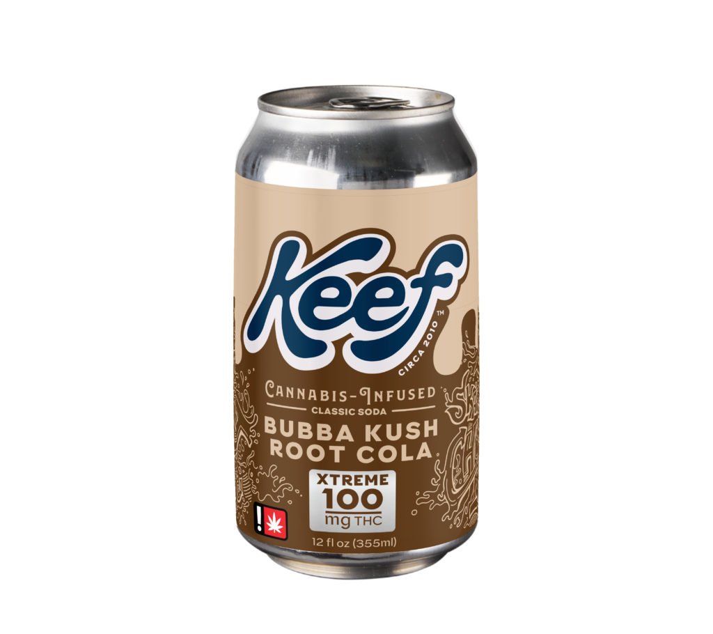 Keef Soda | Bubba Kush Root Cola | 100mg THC |