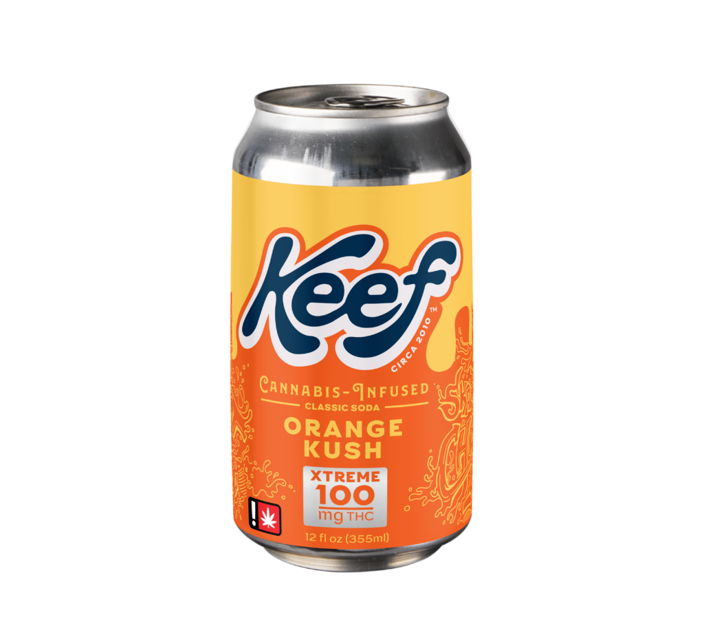 KEEF 100MG ORANGE KUSH INFUSED SODA