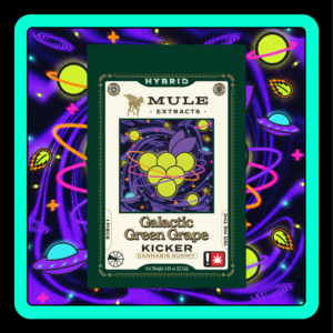 Galactic Green Grape | THC | 1-Piece Mule Kicker Gummy | Hybrid