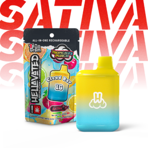 HELLAVATED 1G TROPICALEZ PUNCH AIO CLOUD BAR - SATIVA