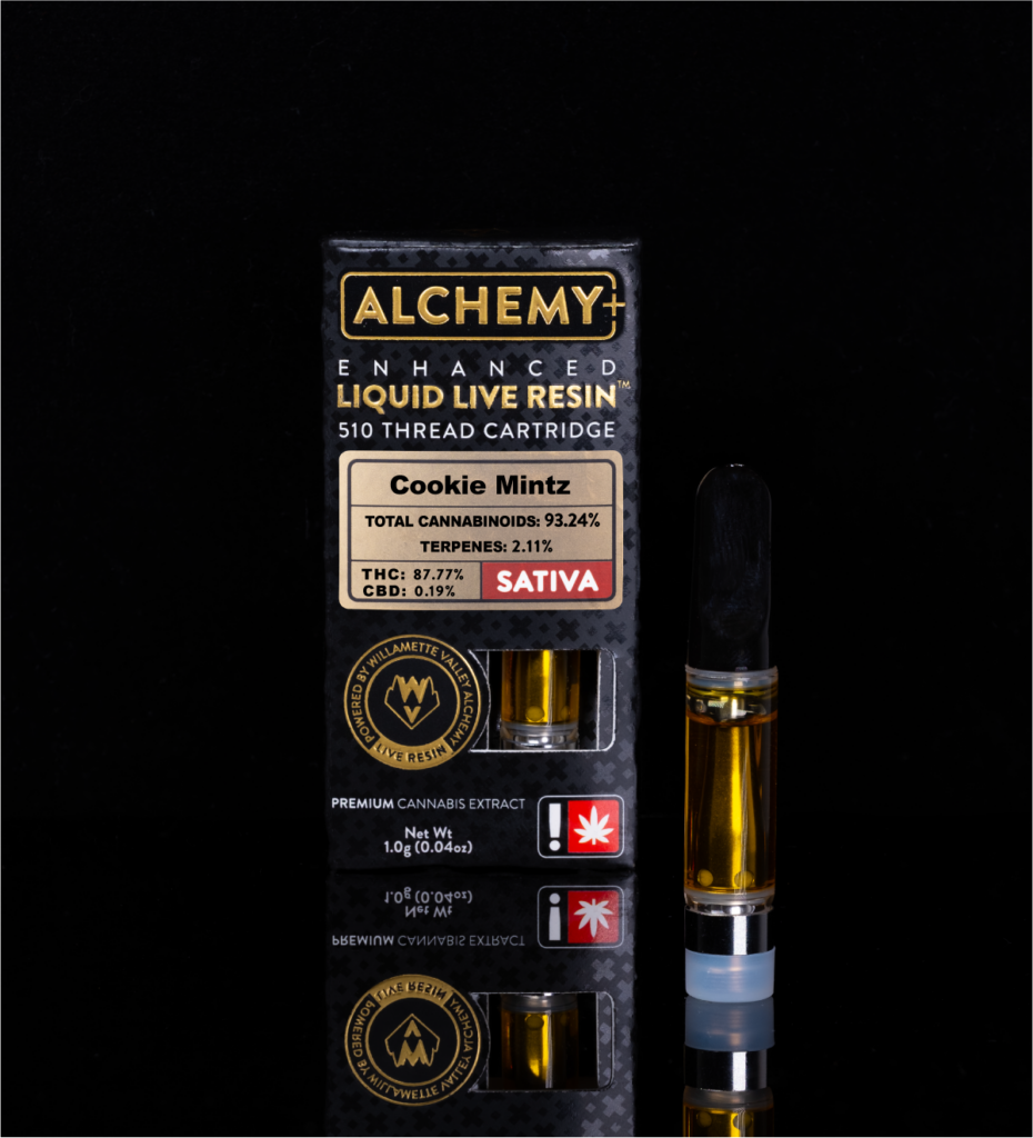 WILLAMETTE VALLEY ALCHEMY 1G COOKIE MINTZ A+LR CART - SATIVA