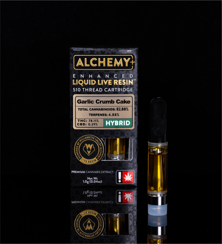 WILLAMETTE VALLEY ALCHEMY 1G GARLIC CRUMB CAKE A+LR CART - HYBRID