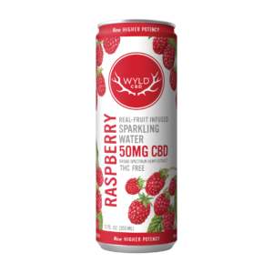 WYLD | Raspberry | CBD | 12fl oz | Hemp Seltzer
