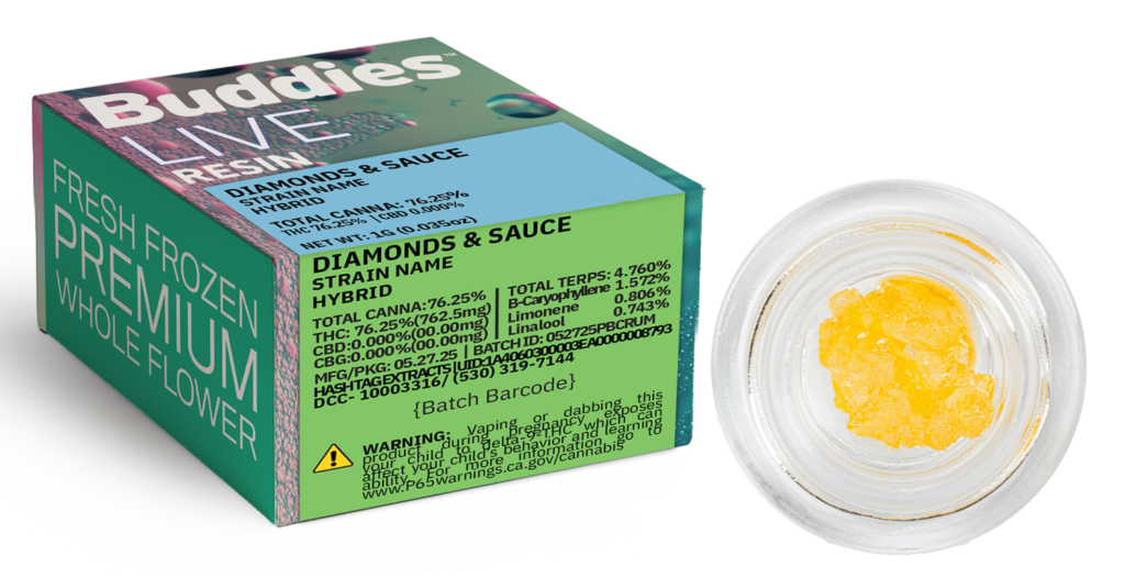 BUDDIES | 2G | TRAINWRECK LIVE RESIN SAUCE - SATIVA