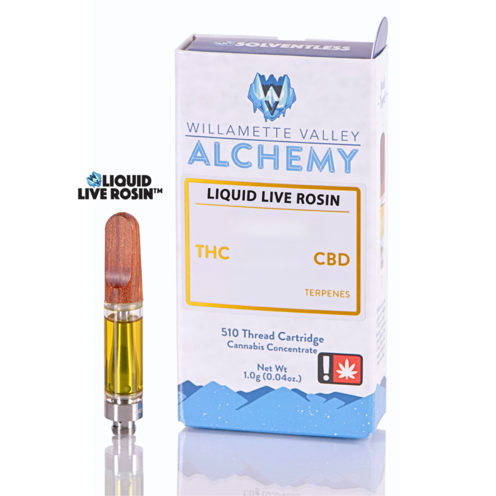 WILLAMETTE VALLEY ALCHEMY 1G STRAWBERRY PIE LIQUID LIVE ROSIN CART - INDICA
