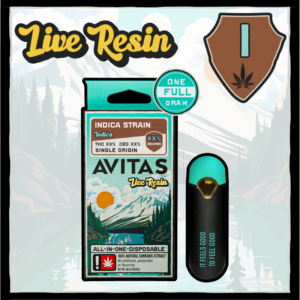 AVITAS | 1G | DRAGON OG LR AIO CART - INDICA