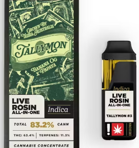 OREGROWN | 1G | ORG TALLYMON #3 ROSIN AIO CART - INDICA