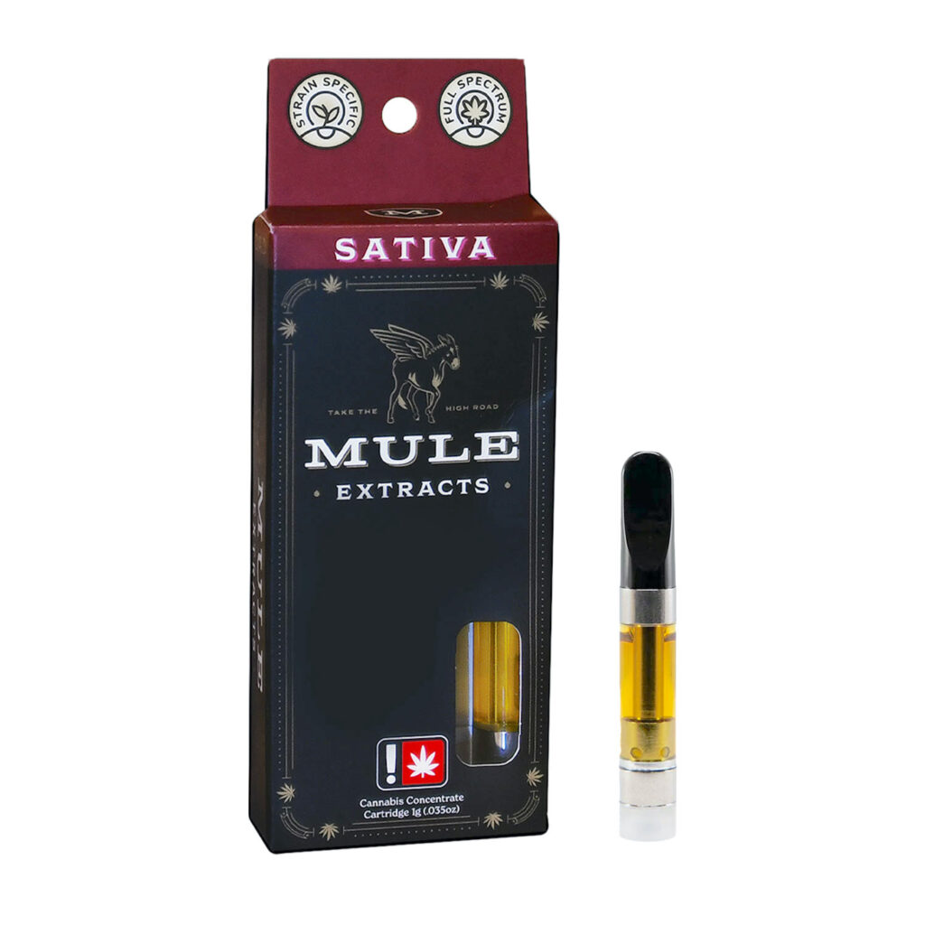 MULE 1G BIG RED BARN DISTILLATE CART - SATIVA