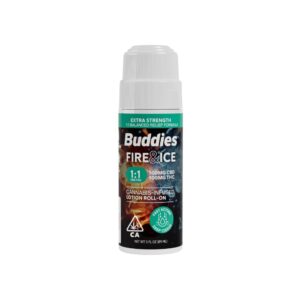 BUDDIES Fire & Ice Roller | 3oz | 250mg 1:1 THC:CBD |