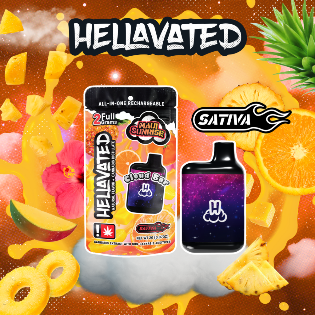 HELLAVATED 2G MAUI SUNRISE CLOUD BAR - SATIVA