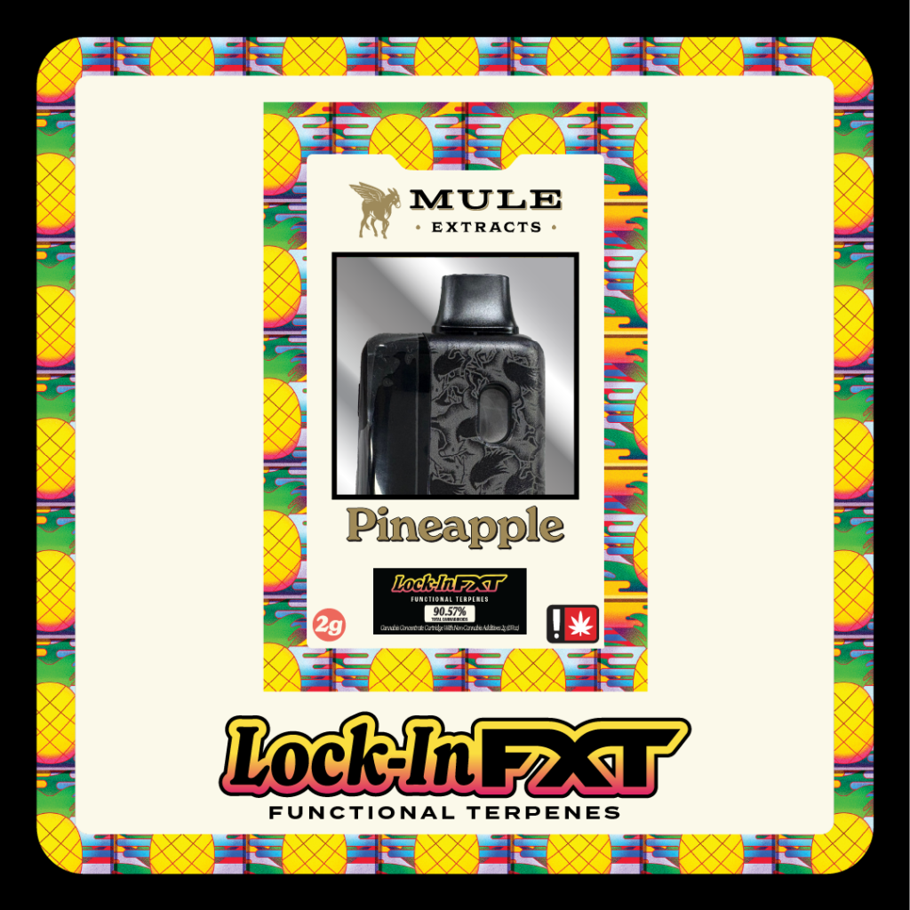 MULE 2G FXT PINEAPPLE DISTILLATE TANK - LOCK IN