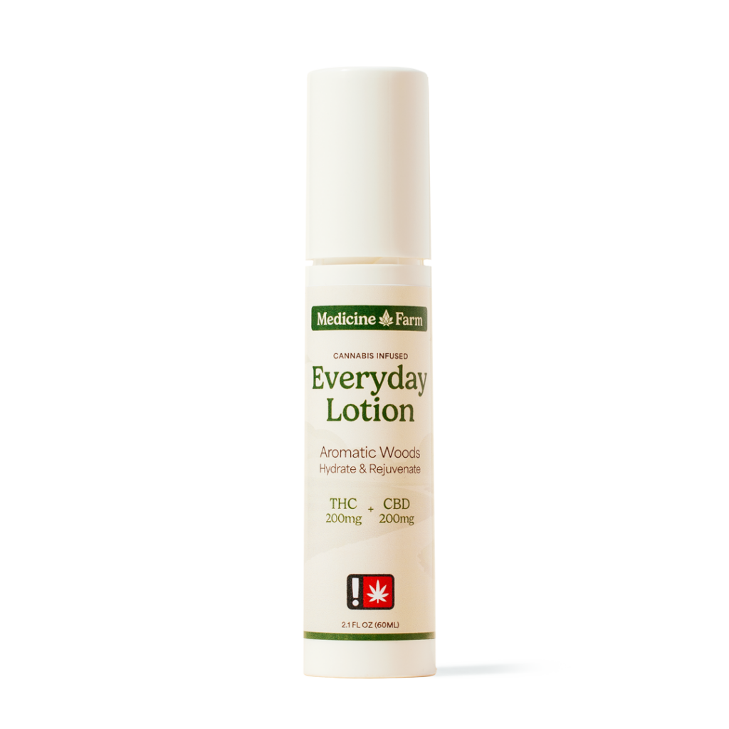 MEDICINE FARM 1:1 THC/CBD EVERYDAY LOTION AROMATIC WOODS 60ML
