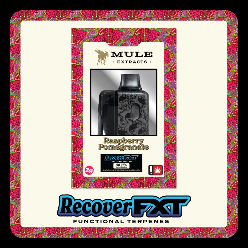 MULE 2G FXT RASPBERRY POMEGRANATE DISTILLATE TANK - RECOVERY