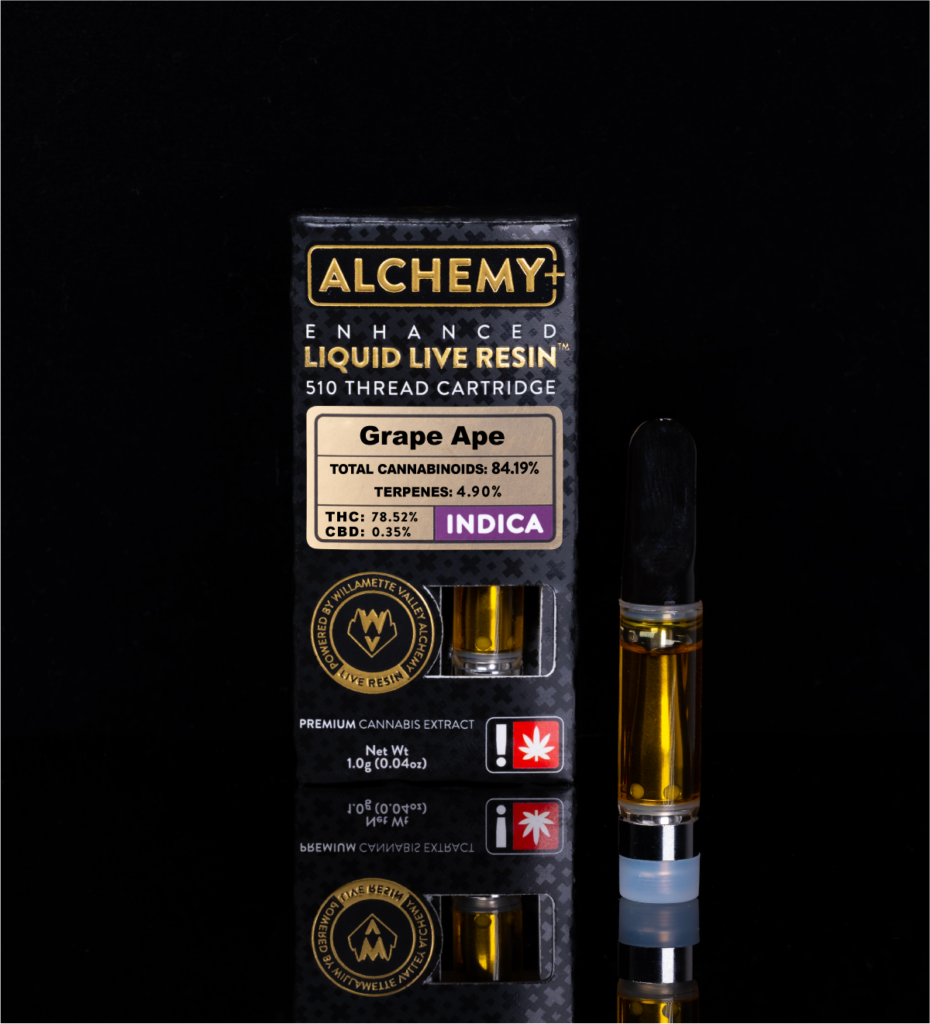 WILLAMETTE VALLEY ALCHEMY | 1G | WVA GRAPE APE A+LR CART - INDICA