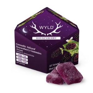WYLD 100MG 1:1:1 THC:CBN:CBD BOYSENBERRY GUMMIES