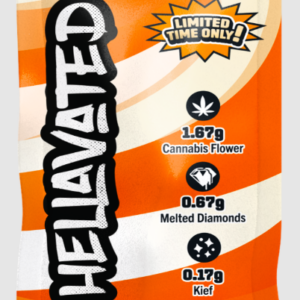HELLAVATED 2.68G ORANGE CREAM POP JUICY BLUNTZ - HYBRID