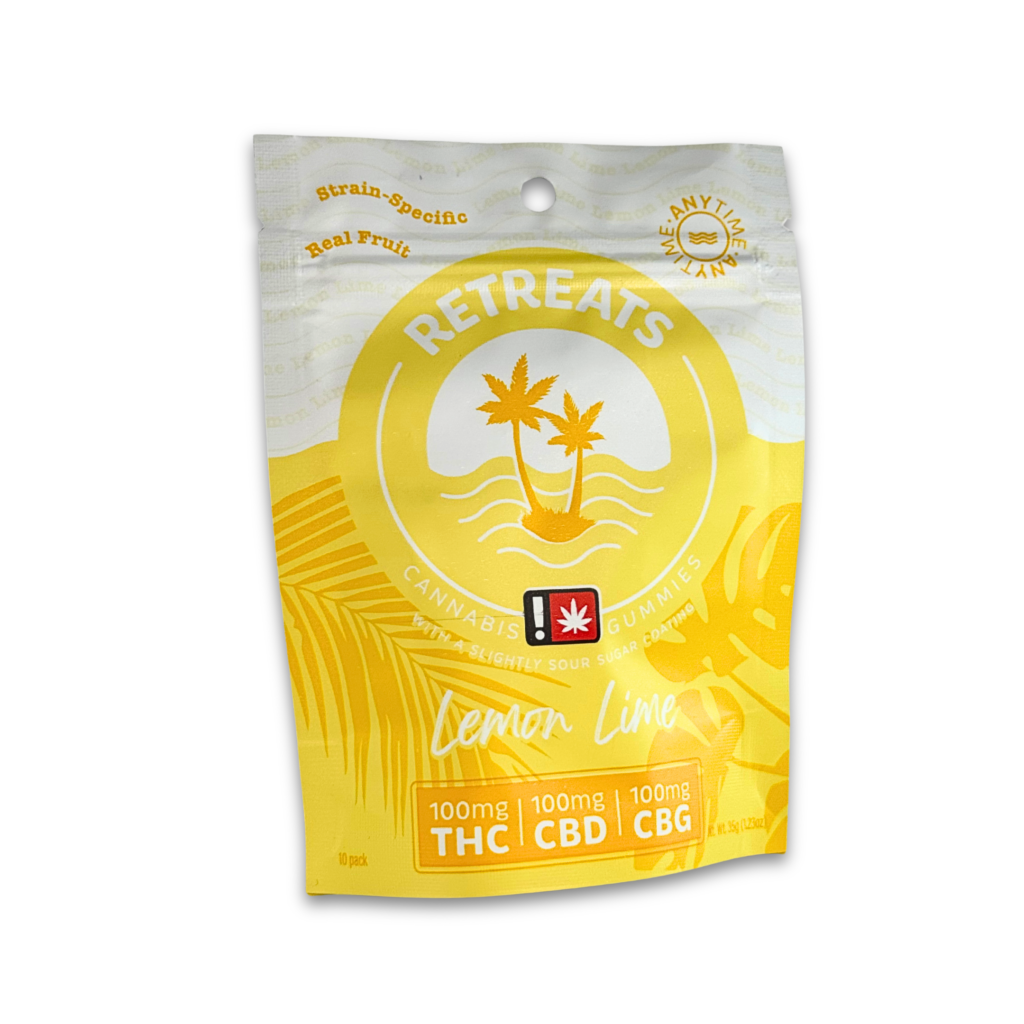 WILLAMETTE VALLEY ALCHEMY 100MG 1:1:1 THC:CBD:CBG LEMON LIME 10 PACK RETREATS - CBG