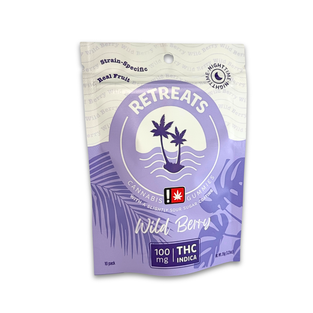 WILLAMETTE VALLEY ALCHEMY 100MG WILD BERRY 10PK RETREATS - INDICA