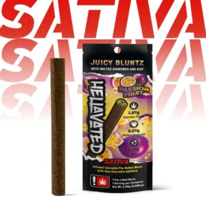 HELLAVATED PASSIONFRUIT JUICY BLUNTZ INFUSED BLUNT