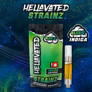 HELLAVATED 1G BLUE ZKITTLEZ STRAINZ CARTRIDGE - INDICA