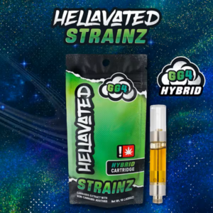 HELLAVATED 1G GG4 STRAINZ CARTRIDGE - HYBRID
