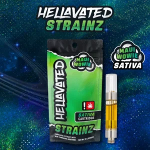 HELLAVATED 1G MAUI WOWIE STRAINZ CARTRIDGE - SATIVA