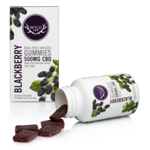 WYLD HEMP 500MG BLACKBERRY 20 PACK GUMMIES