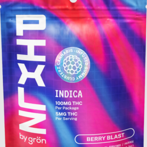 GRON 100MG THC BERRY BLAST PIXLZ - INDICA