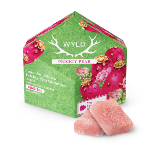 WYLD 100MG PRICKLY PEAR 10PK GUMMIES - SATIVA