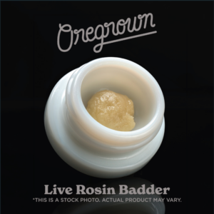 OREGROWN 1G PEACH CRUSH LIVE ROSIN BADDER - SATIVA