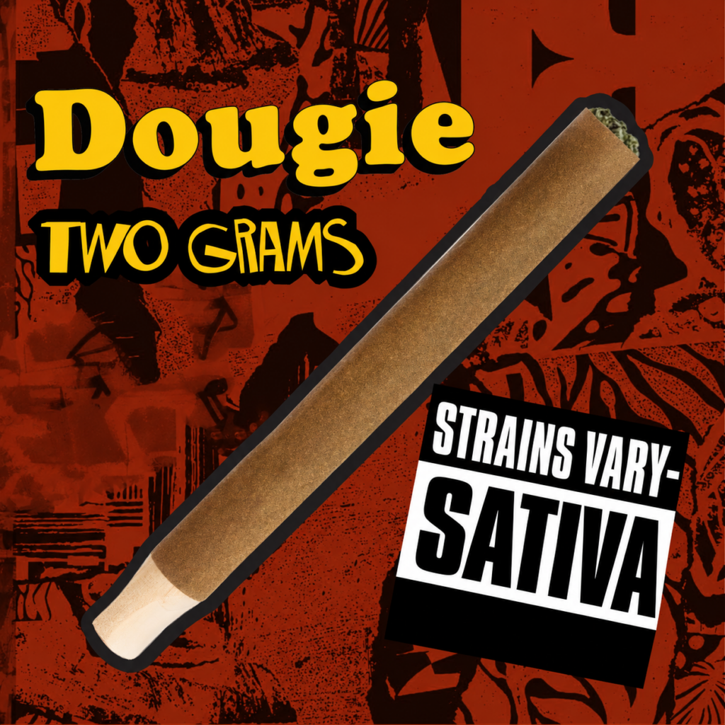 DOUGIE 2G SNOWCAP INFUSED BLUNT - SATIVA