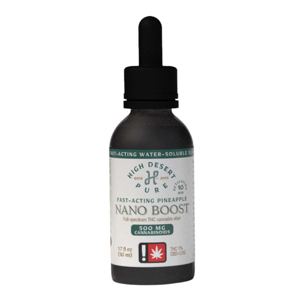 HIGH DESERT PURE NANO BOOST MANGO ELIXIR TINCTURE 1.7OZ - INDICA